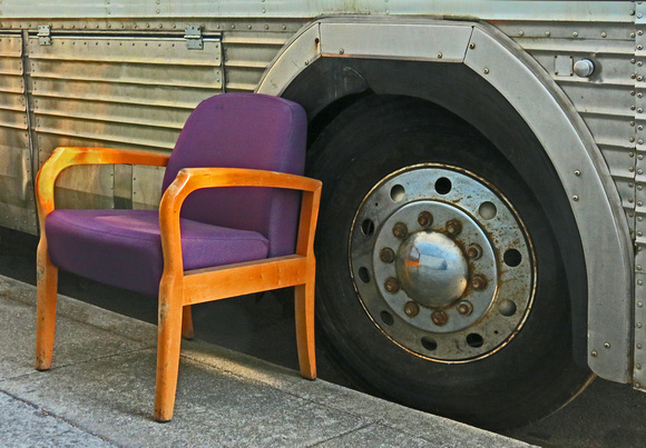 Bus and Chair