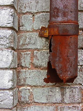 Rusty Downspout